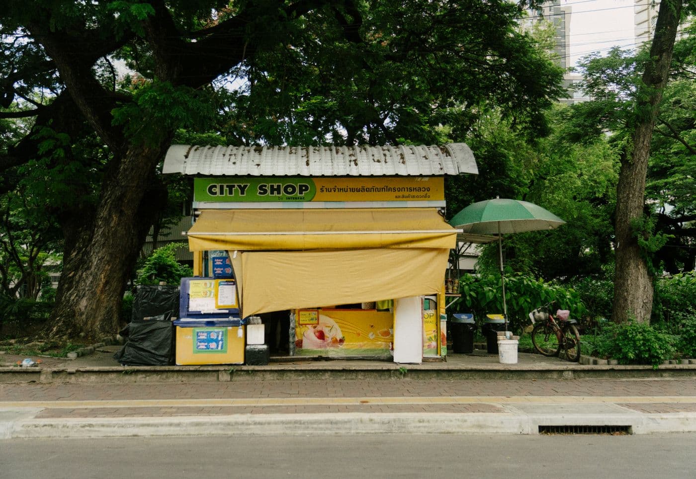 A local Bangkok street shop